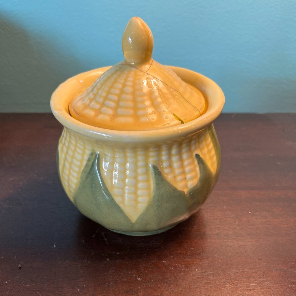 Original Shawnee Corn King Sugar Bowl with Lid